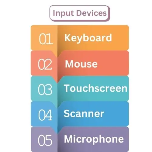 Types of Input Devices