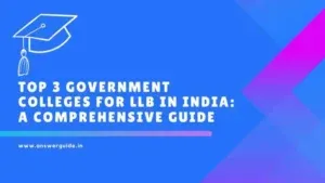 government colleges LLB India