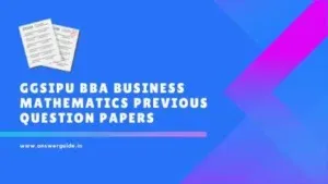 GGSIPU BBA Business Economics Question Papers (1)